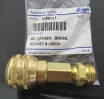 Drager Hansen Brass Quick Socket Disconnect Coupling Nios Airline Respirator. Fixed Price $18.99.