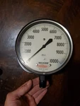 Helicoid Pressure Gauge 6-1/2 (0-10,000 Psi) 3/4" Npt Bottom Connection. Fixed Price $50.00.