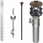 (2)-PLUMB Pak Stylewise 1-1/4 In. Venetian Bronze Brass Pop-up Assembly. Fixed Price $129.99.