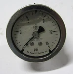 Mcdaniels Controls Inc. Pressure Gauge B401 0/15 Psi. Fixed Price $39.00.