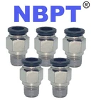 One Touch Fitting Straight 12 Mm - 3/8, Nbpt Lot 5. Fixed Price $9.95.