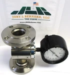 Ashcroft , 206 Inline Diaphragm Seal 2" 150 Sst 9" End To Surplus. Fixed Price $489.00.