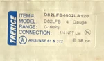 Trerice Pressure Gauge 0-160 Psi Dial 1/4IN Connection Side/bottom Mount. Fixed Price $20.00.