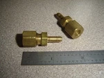 CA360 Eaton Weatherhead 1078X4X4 Brass Mini-barb & 1/4 Tube Fitting, Qty 2. Fixed Price $5.99.
