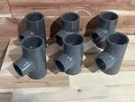 Lot Of Spears 801-211 D2467 Gray Pvc Tee 1/2 X New Usa Sch. Fixed Price $29.17.