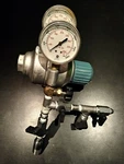 Air Products Specialty Gases Regulator E12-1-N515F. Fixed Price $65.00.