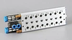 Festo PRS-ME-1/8-8 #33411 8-POSITION Valve Manifold W/ Silencers Low Hours. Fixed Price $109.00.