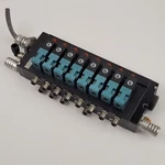 Mac Circuit Bar W/ (8) 45A-L00-DDAJ-1FM9 Valves, 24 Vdc, 5.4 Watts Used. Fixed Price $284.99.