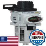 Pneumaticplus PPP2-N02BG Miniature Air Filter Regulator Piggyback Combo 1/4 Npt. Fixed Price $73.43.
