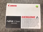 Canon NPG-1 Genuine New Old Stock Nos Toner Cartridge 4 Pack Black Japan. Fixed Price $11.00.