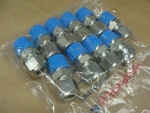 One Pkg Of 10 Superlok Male Connectors 1/2" Tube Od X Mnpt 316SS SMC-8-8N. Fixed Price $89.99.