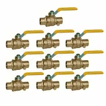 Midline Valve Premium Brass Swt X Full Port Ball With Drain (10 Pack). Fixed Price $144.99.