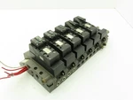 Rexroth Aventics 6-STATION Manifold Pneumatic Directional Solenoid Valve Bank. Fixed Price $199.99.