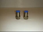 Spc Female Connector, Nickel Plated Brass, 1/4" Od Tube, 1/8" Npt (lot Of 2) Nnb. Fixed Price $10.95.