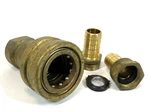 Eaton Hansen 1IN Hydraulic Quick Connect Hose Coupling Brass B8HP36. Fixed Price $29.99.