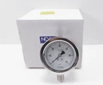 Noshok 25-400 60 Psi 1/4" Npt Stainless Steel Air Pressure Gauge. Fixed Price $18.00.