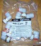 Smc KQ2L13-37S 90 Degree Pneumatic Tube Fittings 1/2 Od Npt (10 Pc). Fixed Price $29.99.