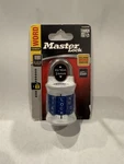 Master Word Combo 1535DWD 15/16" Shackle Blue Hard 2 Find Color Gym Locker. Fixed Price $14.00.