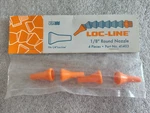 Loc-line 1/8" Round Nozzle Pieces Part No. 41403. Fixed Price $7.00.