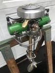 Vintage Antique Caille Twin Outboard Boat Motor, Engine,mancave,neptune,gearhead. Fixed Price $650.00.