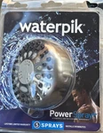 New! Waterpik Elements Shower Head, Fixed Mount, 5 Sprays No Clog. Free Shipping. Fixed Price $21.59.