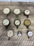 Lot 9 Vintage Pressure Gauges Gague Co Ashcroft Oxweld Smith Welding. Fixed Price $31.47.