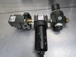 Parker 05F12AA Filter (new 40 Micron ELEM)W/05R113AD Regulator & PS95601P Valve. Fixed Price $39.99.