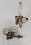 Regulators Harris Gas LIC-7901X (flawed) And Hrf 2380 Victor Argon Flowmeter. Fixed Price $95.00.