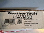 Weathertech 11AVMSB Universal Trim-to-fit Mats 4-PIECE Set Black. Fixed Price $45.00.