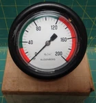 1/2" Budenberg Pressure Gauge 0-200 Lb/in Cbm Nsn: 6685-00-006-3742. Fixed Price $47.00.