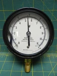 Nurnberg Instruments 3 1/2" Pressure Gauge 0-160 Psig 0-11KG/CM Sq.. Fixed Price $20.00.