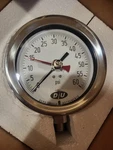 Duro Instruments 60 Psi Air Pressure Gauge 4.5" Dial 1/4" Npt Btm. Fixed Price $85.00.