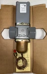 New Johnson Controls V46AE-1C Water Valve 1-1/4" 70-260PSIG. Fixed Price $399.00.