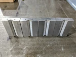 110 Kip Mts 641.37 Vee Wedge Hydraulic Faces Fatigue Tester 059653-16 Grips. Fixed Price $1250.00.