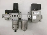 Smc, NAV2000-N02-5DZ, AFM2000-01-C, Filter Regulator Assy, Used. Fixed Price $75.00.