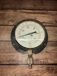 Vintage 6" Marsh Instrument Company Pressure Gauge Steampunk To 160. Fixed Price $15.00.