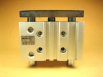 Smc MGPL25N-20 Air Cylinder W/guide Rod Plate, Ball Bushing Bearing, Compact. Fixed Price $50.00.