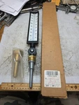 New Weksler A935AF3AL 0-160 Adjust Angle Glass Thermometer 9" Scale, Stem 4". Fixed Price $20.00.