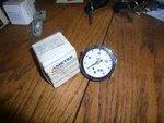 Vintage Ametek Gauge 1.5" Air Pressure 0-160 Psi 146260 W/mtg Bracket Nos. Fixed Price $14.99.