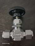 Brand New Swagelok 1/2" Tube Needle Valve, SS-1VS8, Stainless Steel, 5000 Psig. Fixed Price $65.00.