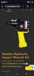 Stanley IW12 Hydraulic Underwater Impact Wrench - 3/4 Sq Drive. Fixed Price $225.00.