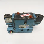 Mac 82A-EC-BAA-TM-DFFP-1DK 4/3 Position Pneumatic Valve Closed Center 24VDC Coil. Fixed Price $60.13.