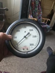 Acco Helicoid Pressure Gauge 4 1/2" 3000 Psi. Fixed Price $35.00.