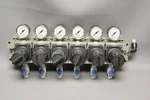 Smc 6 Unit Regulator Manifold NARM3000-A-N03. Fixed Price $159.99.