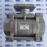 Festo 1686648 Ball Valve VZBA-21/2"-GG-63-T-22-F0710-V4V4T Ways 2/2 New. Fixed Price $849.00.