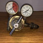 Vtg Ncg Model No. N1625 Acetylene Welding Pressure Regulator With Double Gauges. Fixed Price $25.00.