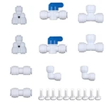 Water Line Fittings Push To Connect For Od TUBING(1/4 Ba.... Fixed Price $12.78.