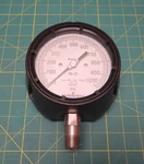 Marsh 4" Pressure Gauge 1000 Psi P/n PG-73 1/2" Npt 316 Tube, Tip, Socket. Fixed Price $99.00.