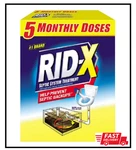 2 Pack Rid-x Septic Treatment, 5 Month Supply Powder 49 (total 98 Oz) Ridx. Fixed Price $58.95.