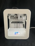 Toybox Alpha 2 1-TOUCH Kid-friendly 3D Printer With Food-white. Fixed Price $225.00.